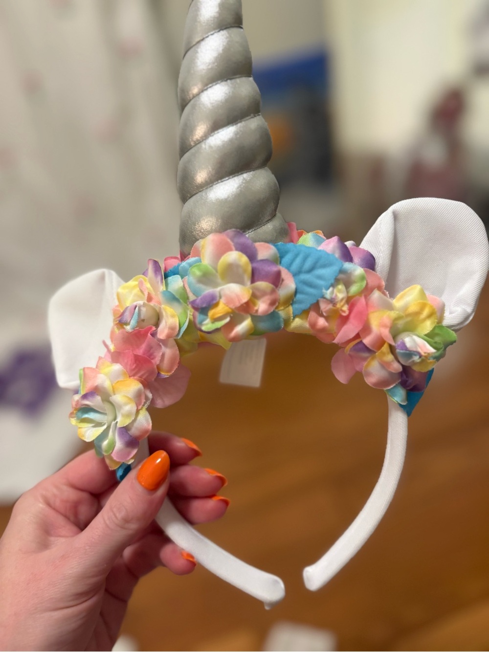 🎃 HALLOWEEN COSTUME Unicorn Horn Floral Headband
